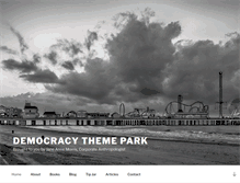 Tablet Screenshot of democracythemepark.org